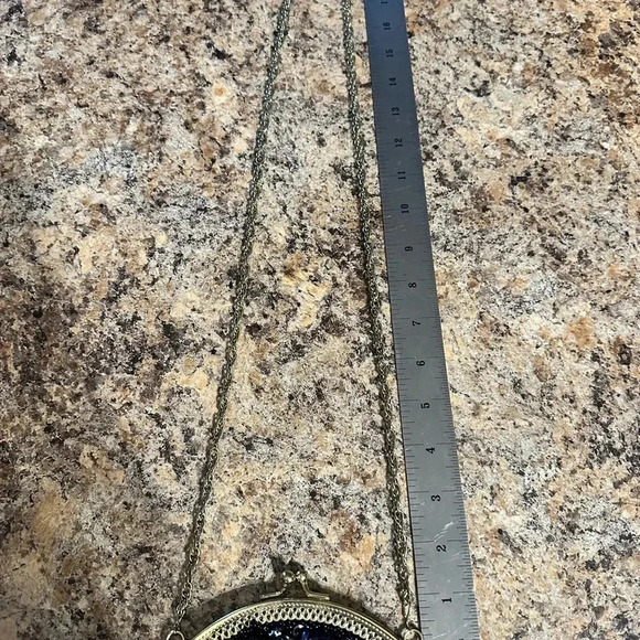 Vintage Black Dangle Bead And Sequins Iridescent Evening Bag Kiss Lock Closure - Picture 5 of 14